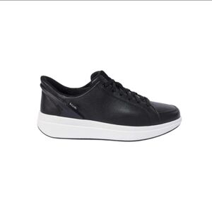Kizik Sydney Women's Hands-Free Lightweight Leather Sneaker - Black